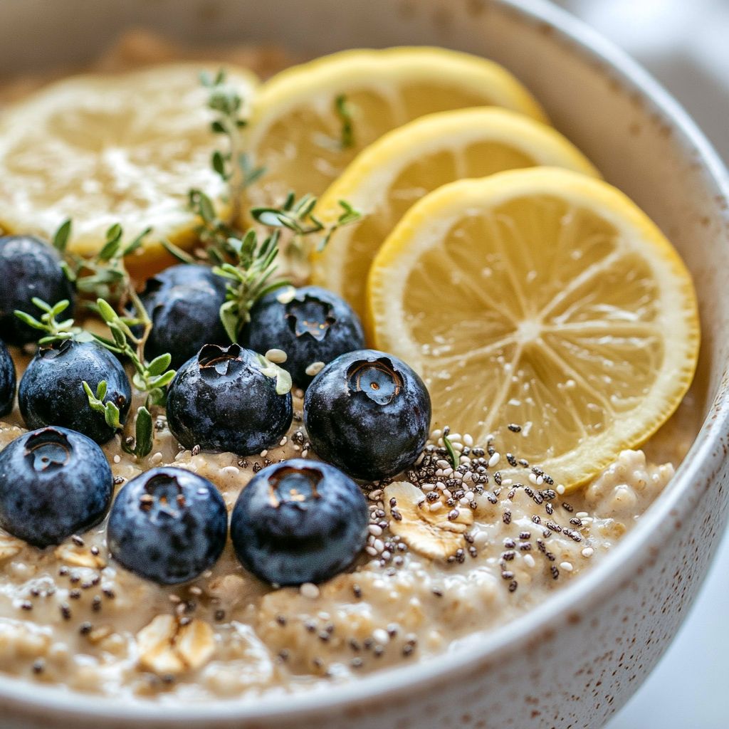 Blueberry Lemon Overnight Oats