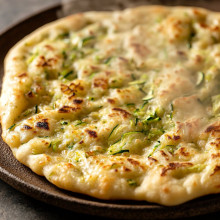 2-Ingredient Zucchini Flatbread