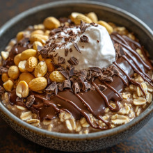 Mocha Peanut Crunch Oats