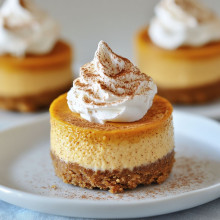 Pumpkin Spice Mini Cheesecake