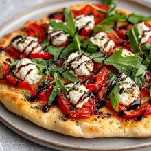 Roasted Red Pepper Flatbread