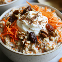 Carrot Cake Overnight Oats