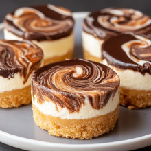Nutella Swirl Mini Cheesecake