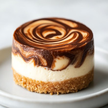 Nutella Swirl Mini Cheesecake