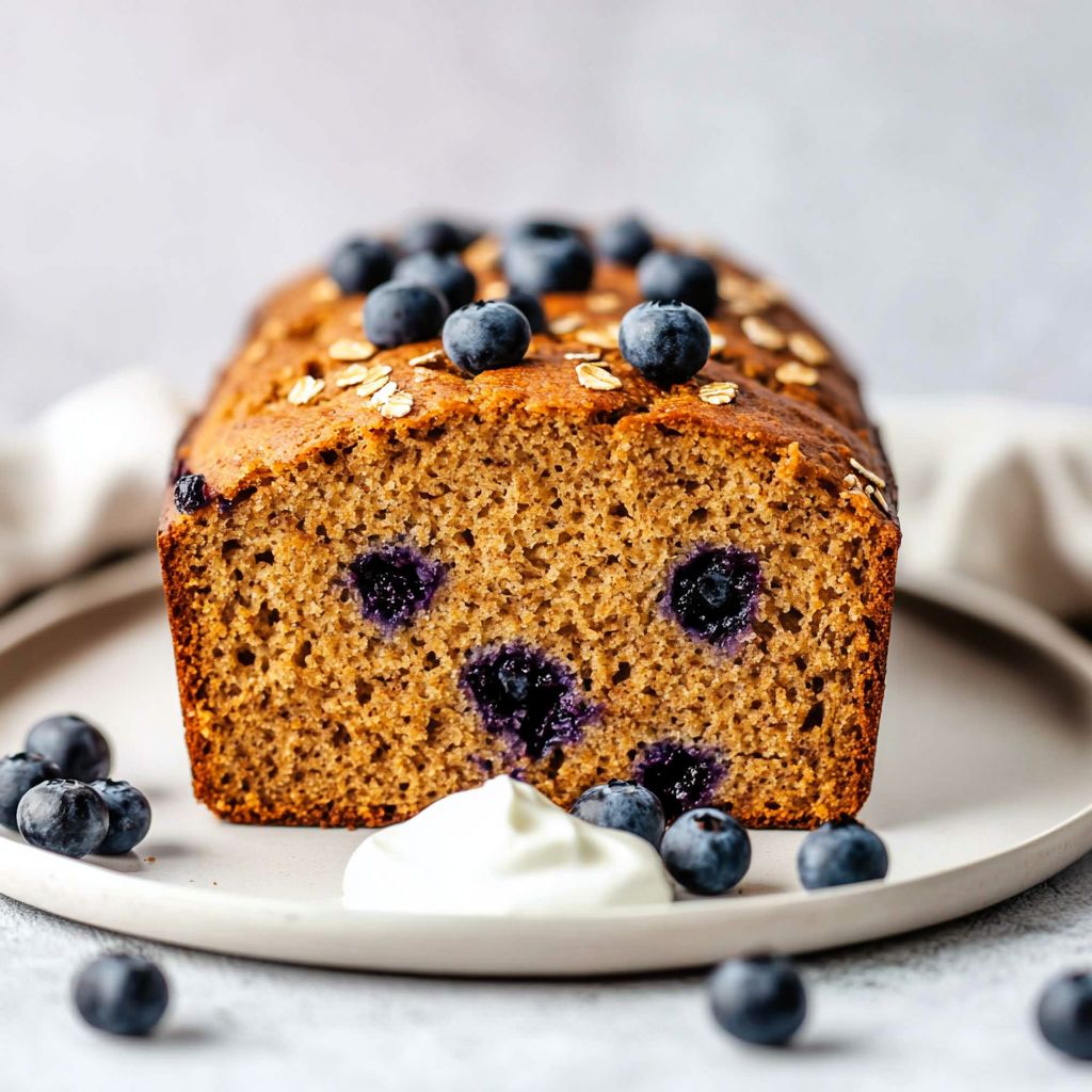 Blueberry Protein Bread