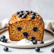 Blueberry Protein Bread