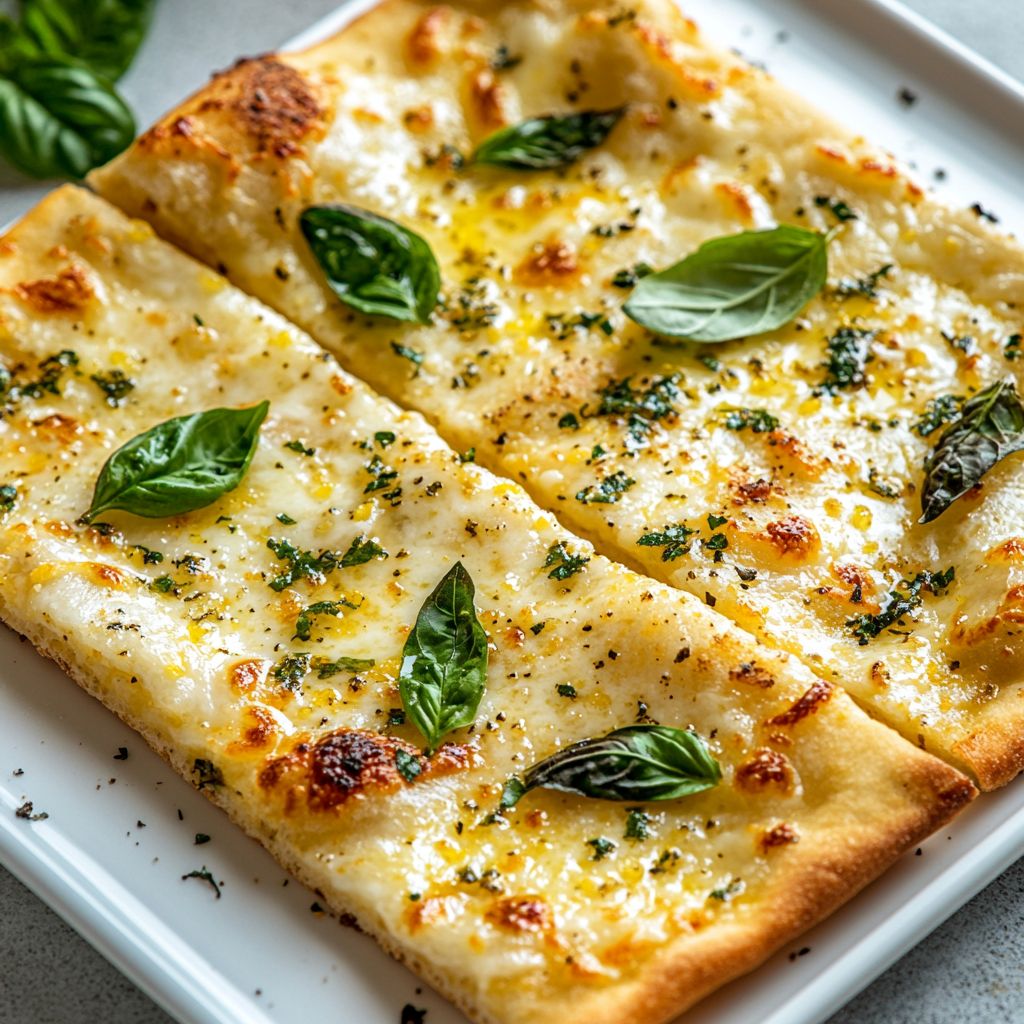 Zesty Lemon Basil Flatbread