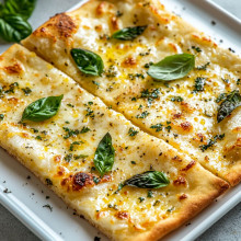Zesty Lemon Basil Flatbread