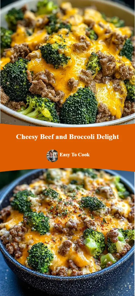 Cheesy Beef and Broccoli Delight