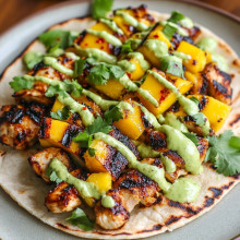  Mango & Chili Chicken Flatbread 