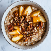 Autumn Maple Pecan Overnight Oats