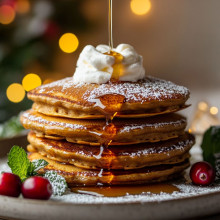 Gingerbread Christmas Pancakes
