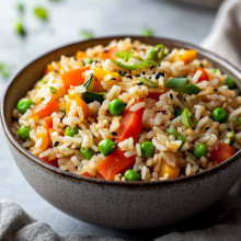 Simple Veggie Fried Rice