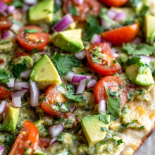 Avocado Salsa Flatbread