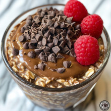 Chocolate Cupcake Overnight Oats