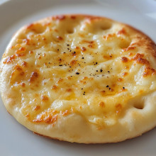 2-Ingredient Cheese Flatbread