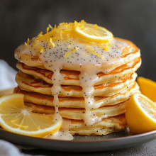 Lemon Poppy Seed Pancakes