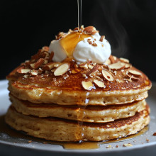 Almond Crunch Pancakes