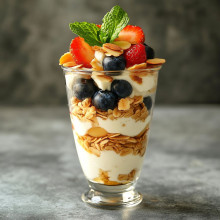  Honey Almond Yogurt Parfait 