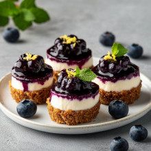 Blueberry Burst Mini Cheesecake