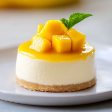 Mango Delight Mini Cheesecake