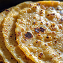 2-Ingredient Chickpea Flour Flatbread