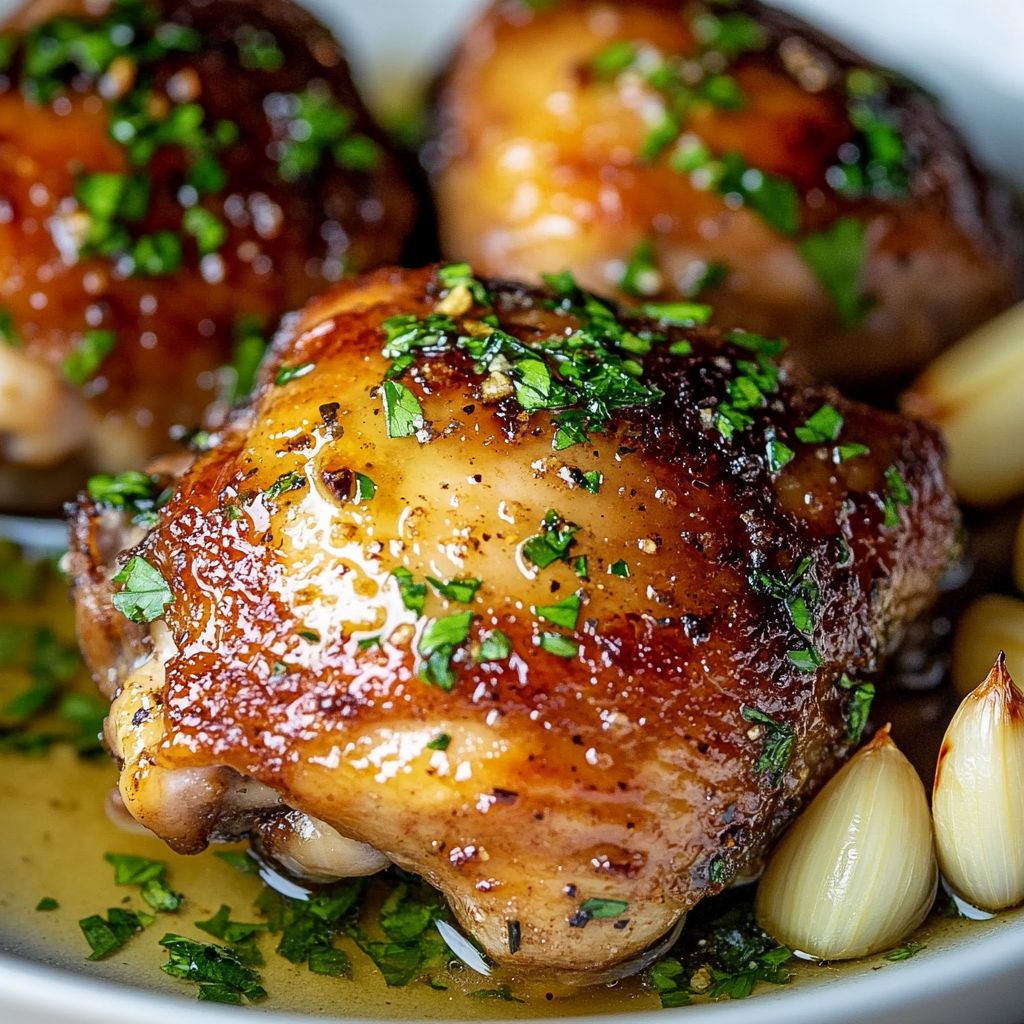  Garlic Butter Chicken Thighs 