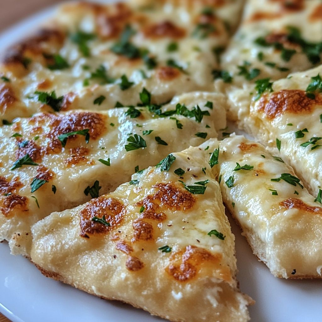 Cheesy Garlic Flatbread