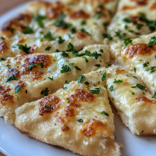 Cheesy Garlic Flatbread