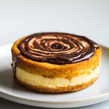 Nutella Swirl Mini Cheesecake
