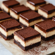 Mini Chocolate Cheesecake Bars