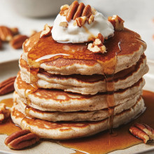  Maple Pecan Protein Pancakes 