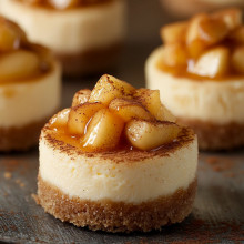 Apple Cinnamon Mini Cheesecake