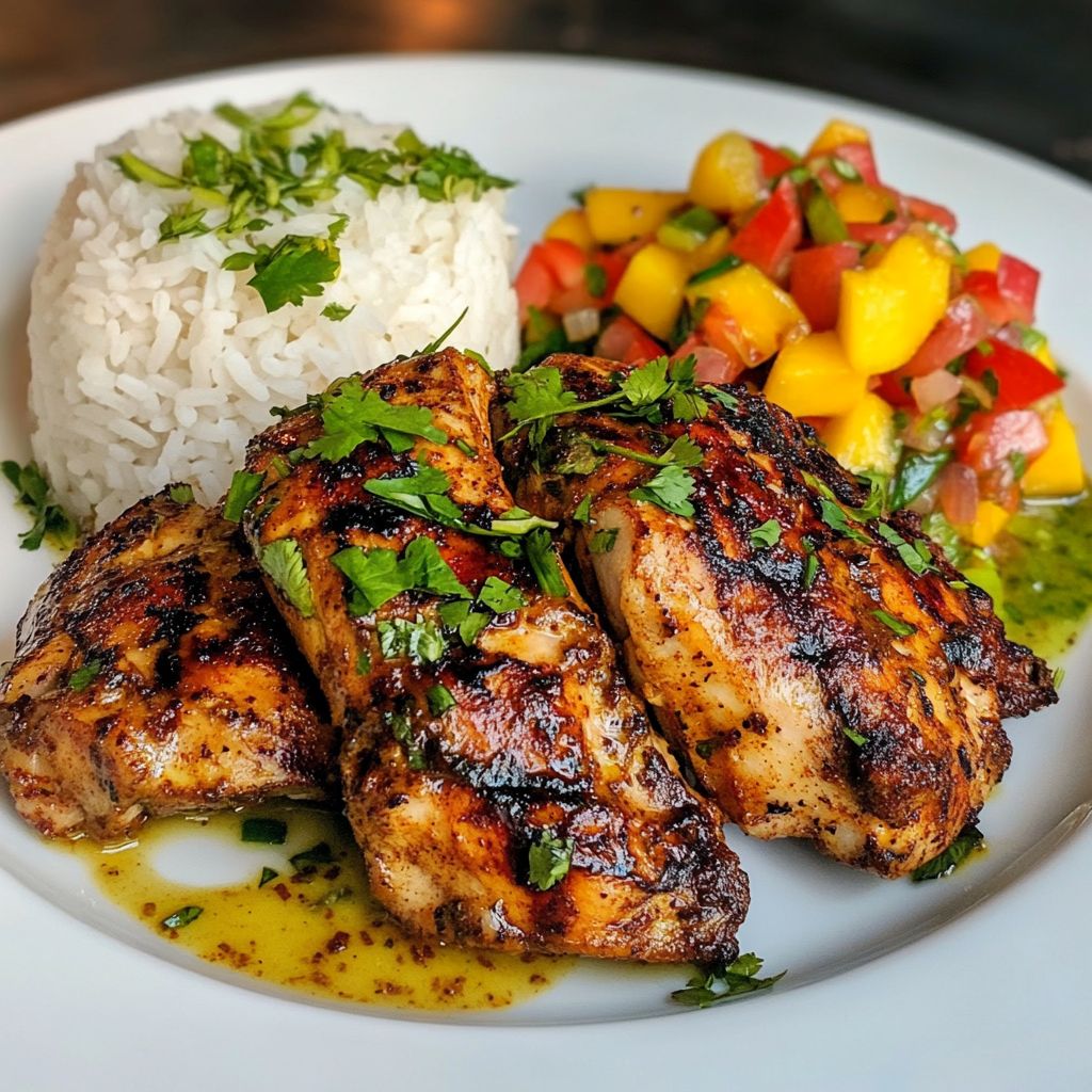 Jamaican Jerk Chicken with Rice