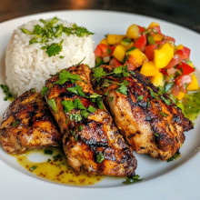 Jamaican Jerk Chicken with Rice