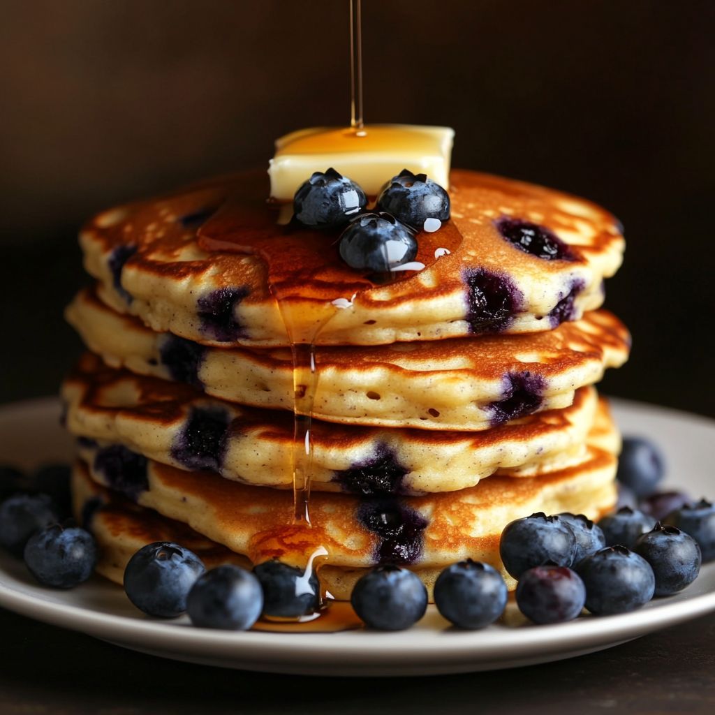 Patriotic Blueberry Pancakes