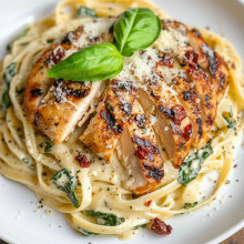 Creamy Tuscan Chicken Pasta – Quick & Easy