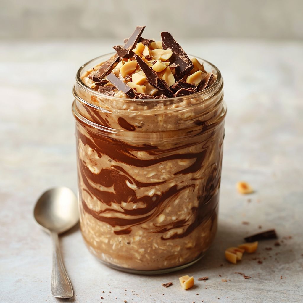 Choco-Peanut Butter Overnight Oats