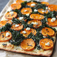 Sweet Potato & Kale Flatbread