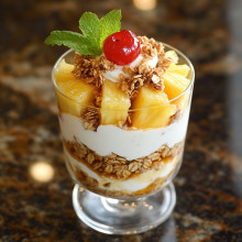 Pineapple Upside Down Parfait 