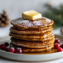 Gingerbread Christmas Pancakes