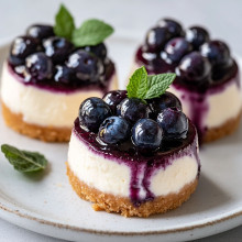Blueberry Burst Mini Cheesecake