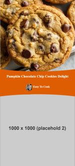 Pumpkin Chocolate Chip Cookies Delight