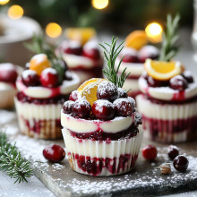 Christmas Cranberry Bliss Cups