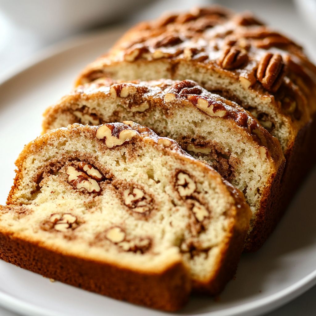 Low-Carb Cinnamon Pecan Bread