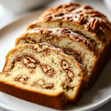 Low-Carb Cinnamon Pecan Bread