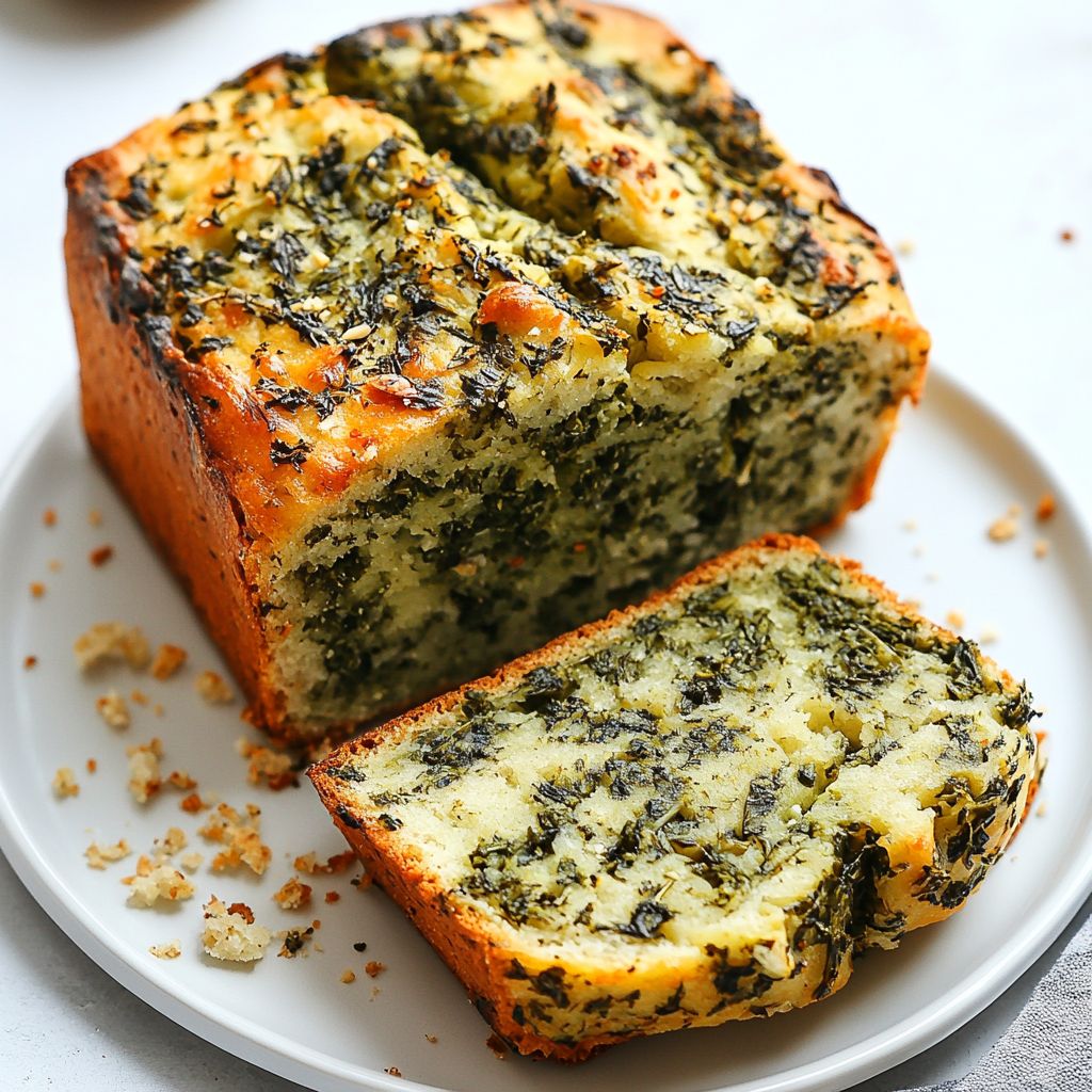 Keto-Friendly Spinach Bread Loaf