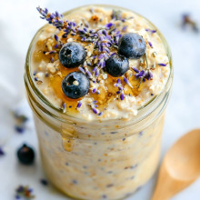 Honey Lavender Overnight Oats