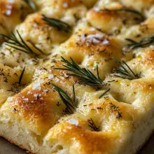 Low-Carb Cottage Cheese Focaccia