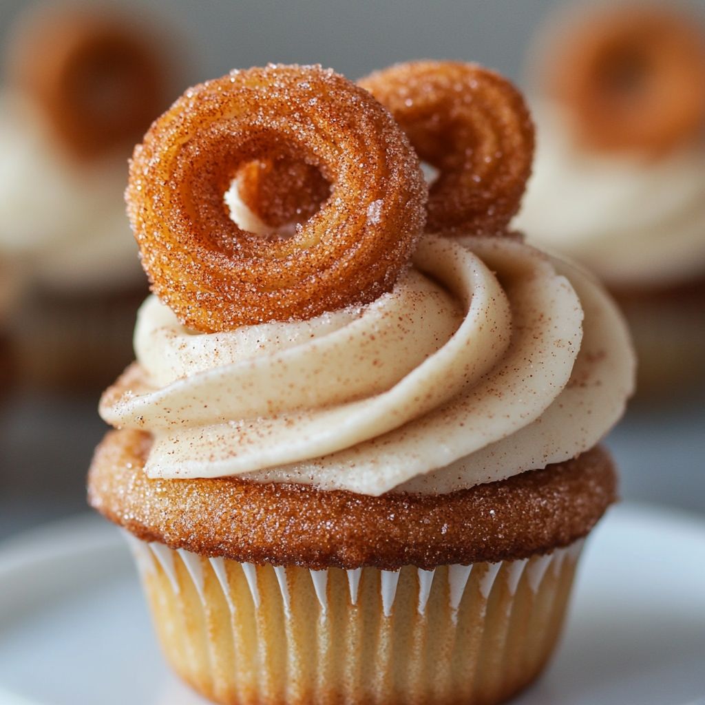 Churro Mini Cupcakes